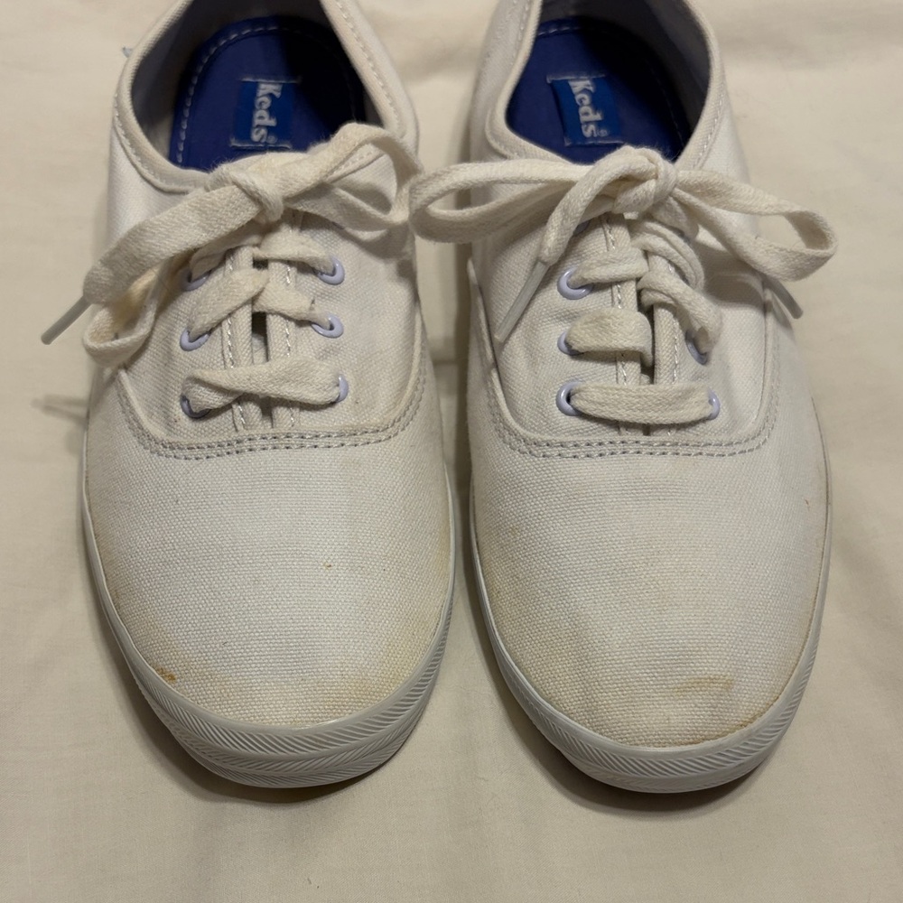 Vintage Keds White Canvas Sneakers Women’s size 8